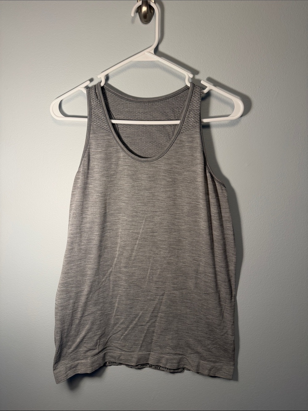 Sweaty Betty Light Gray Tank Top - Sleek Athletic Layer
